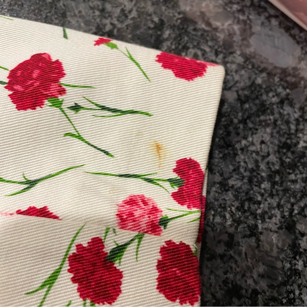 Vintage Dolce & Gabbana Blazer Floral Carnation Rose Size 42 - Picture 9 of 12